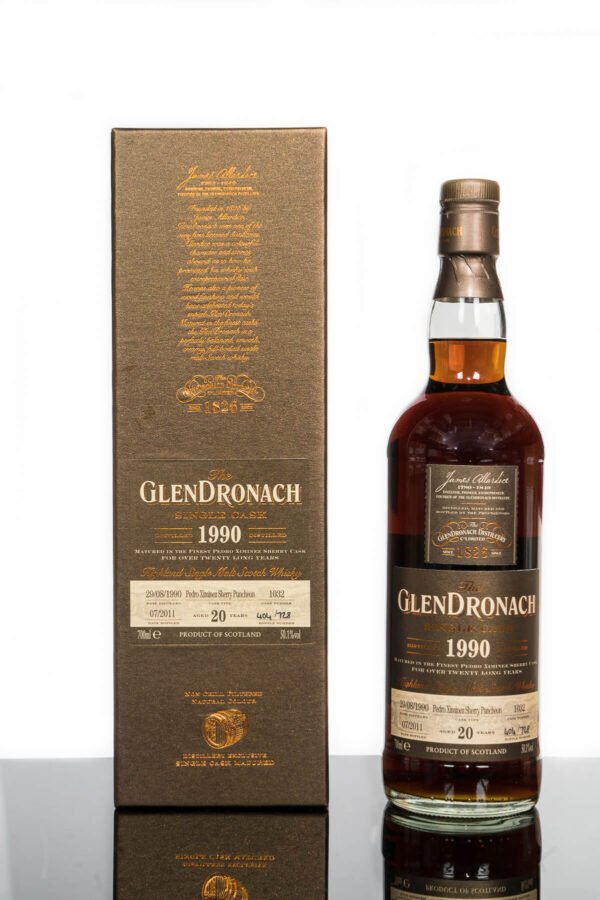 GlenDronach 20 Years Old 1990 Single Cask No. 1032 (700ml)