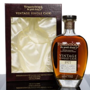 Tomintoul 1977 Vintage Aged 38 Years Speyside Single Malt Scotch Whisky (700ml)
