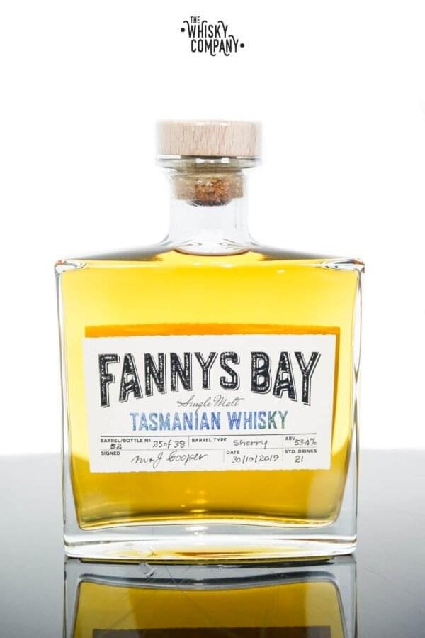 Fannys Bay Sherry Cask Matured Cask Strength Tasmanian Single Malt Whisky – Barrel #52 (500ml)